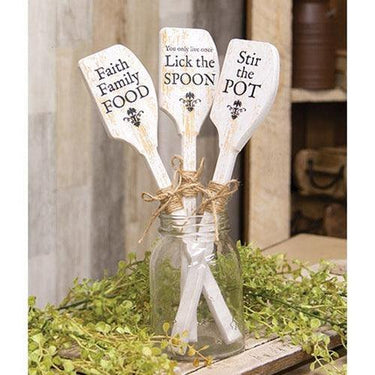 Lick the Spoon Decorative Wooden Spatula - The Fox Decor